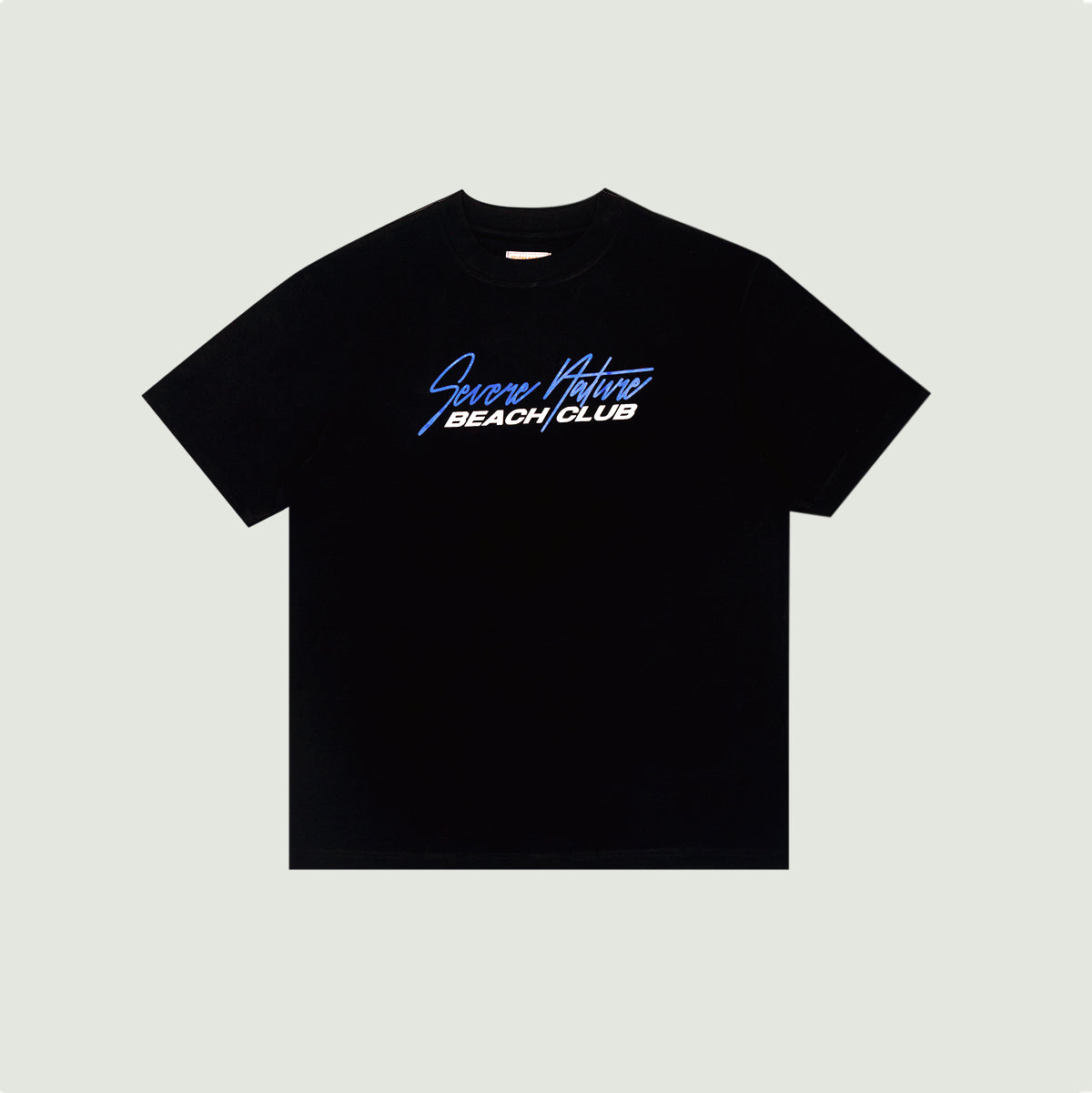 Black/blue beach club Tshirt