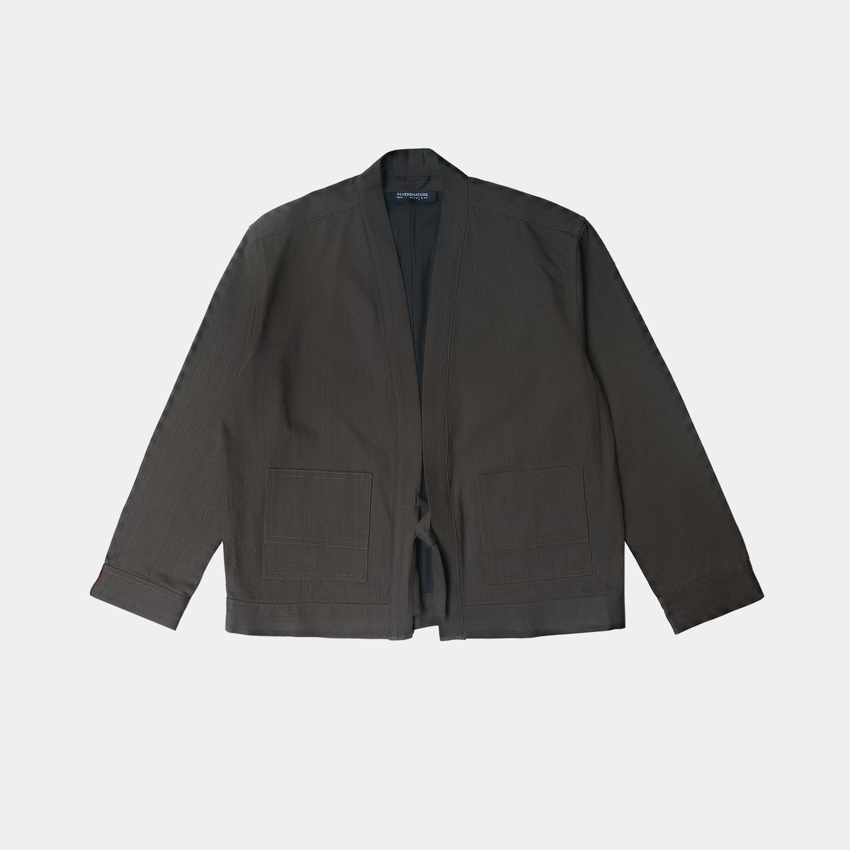 Brown Reception Kimono Jacket