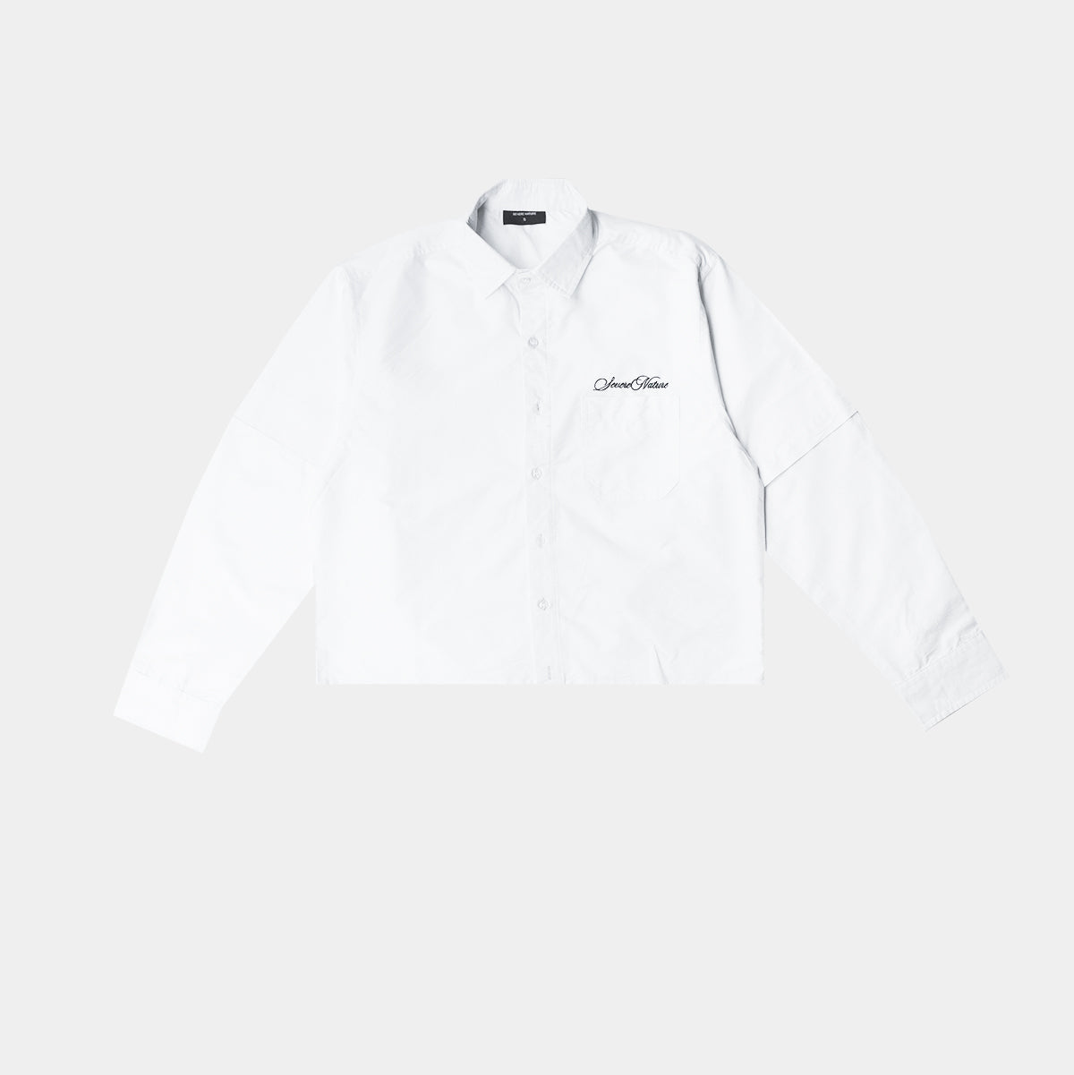 Paddling White Button-Down Longsleeve Shirt