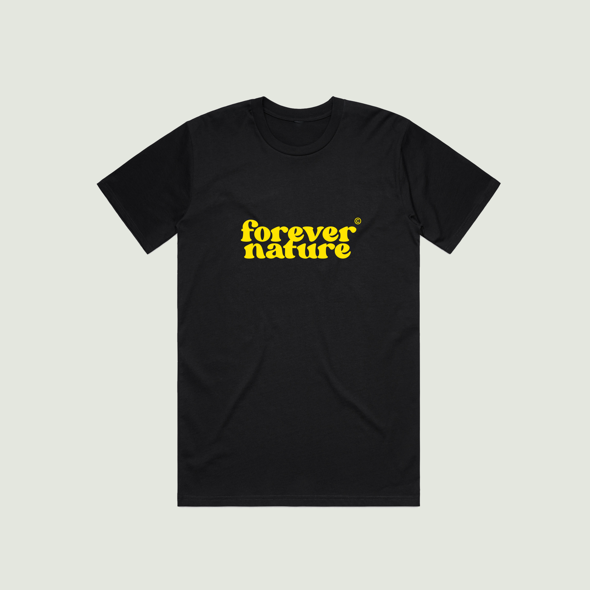 Forever Nature Tee in Black & Yellow