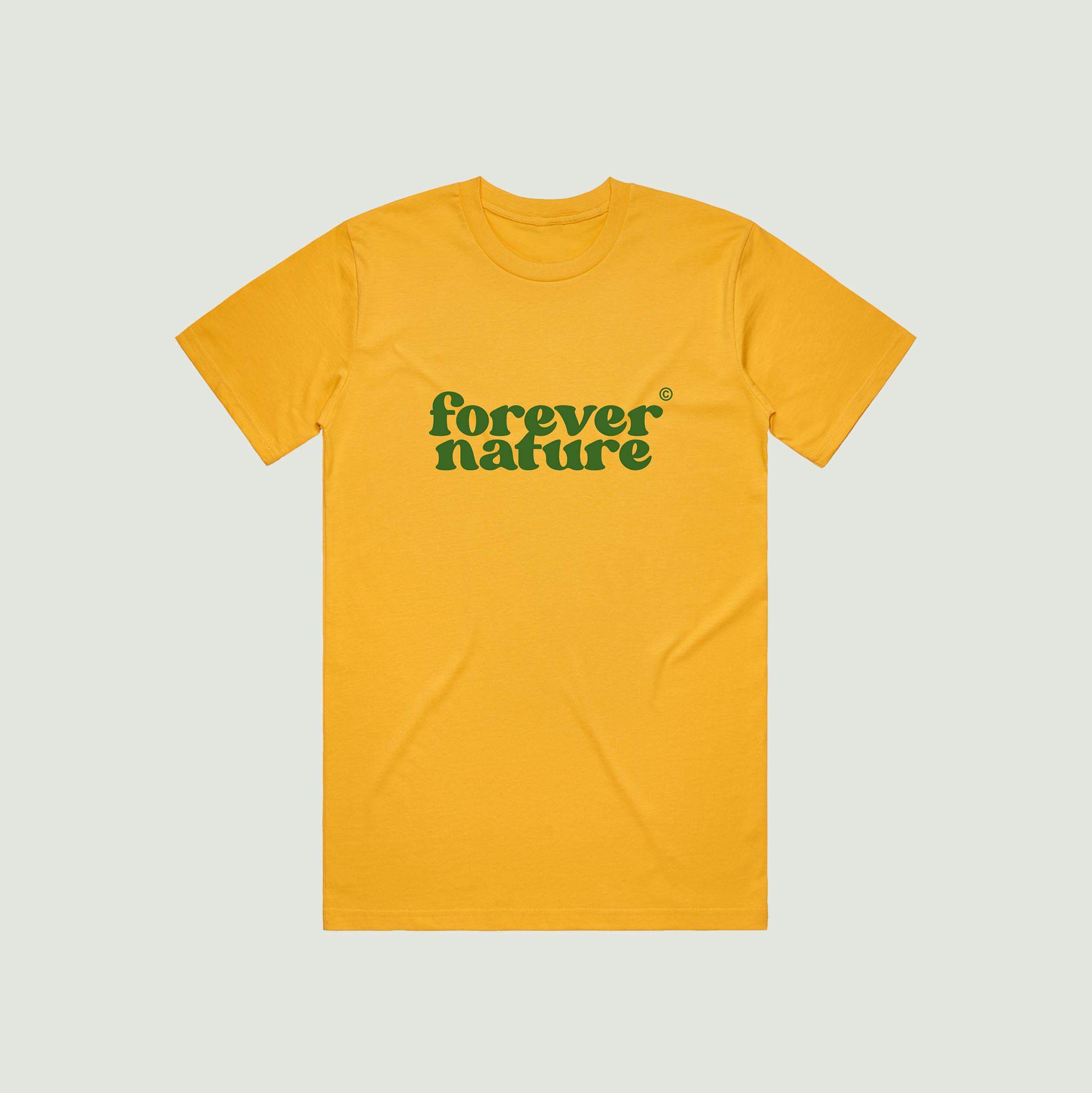 Forever Nature Tee in Yellow & Green