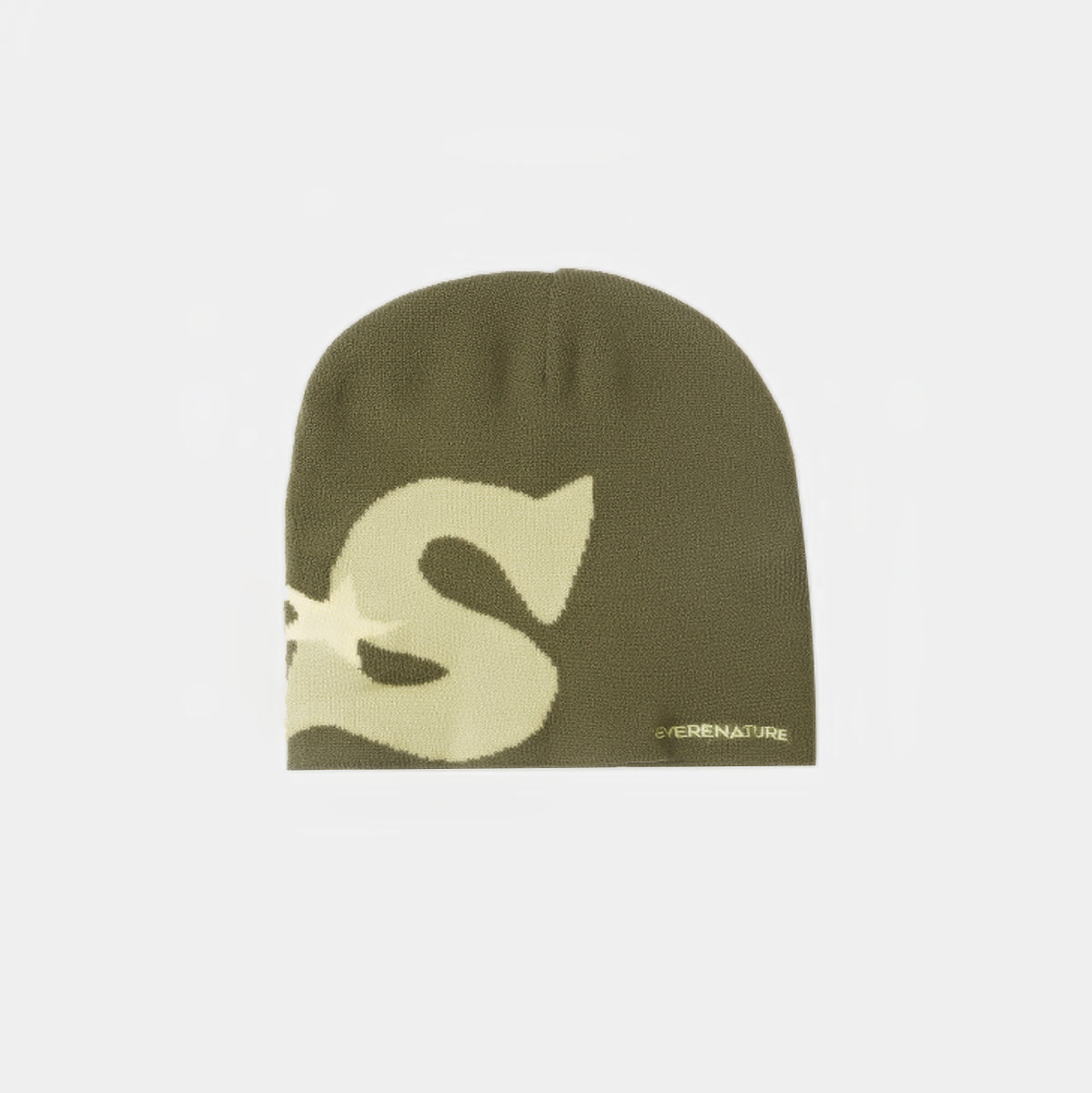 ARMY GREEN S-STAR BEANIE