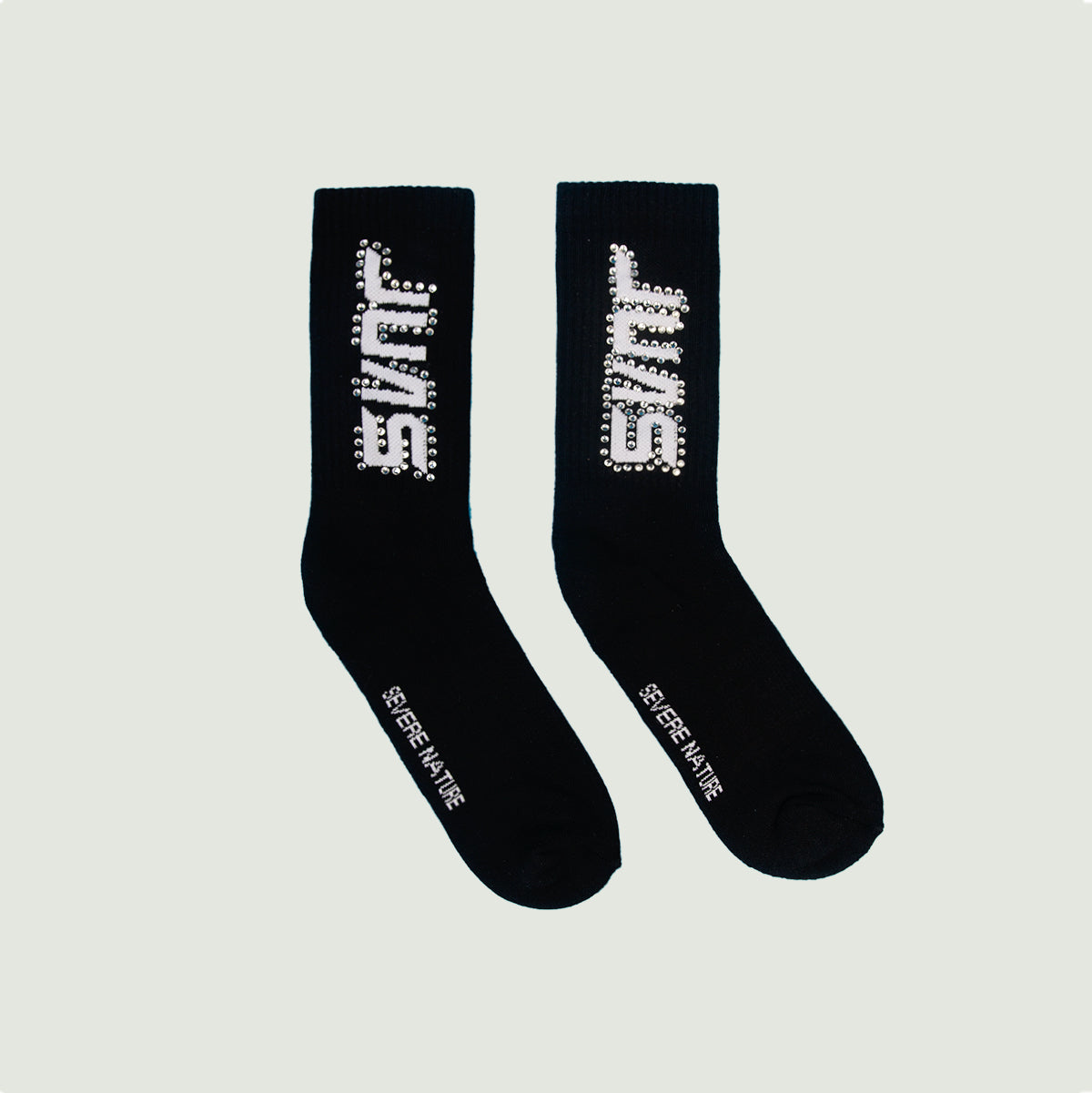 SVNR x PEP BLACK LOGO SOCKS