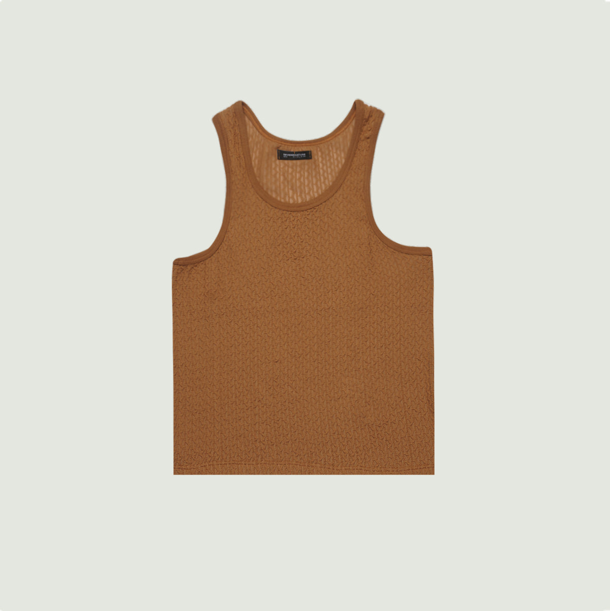 ALIGNED BROWN TANK TOP