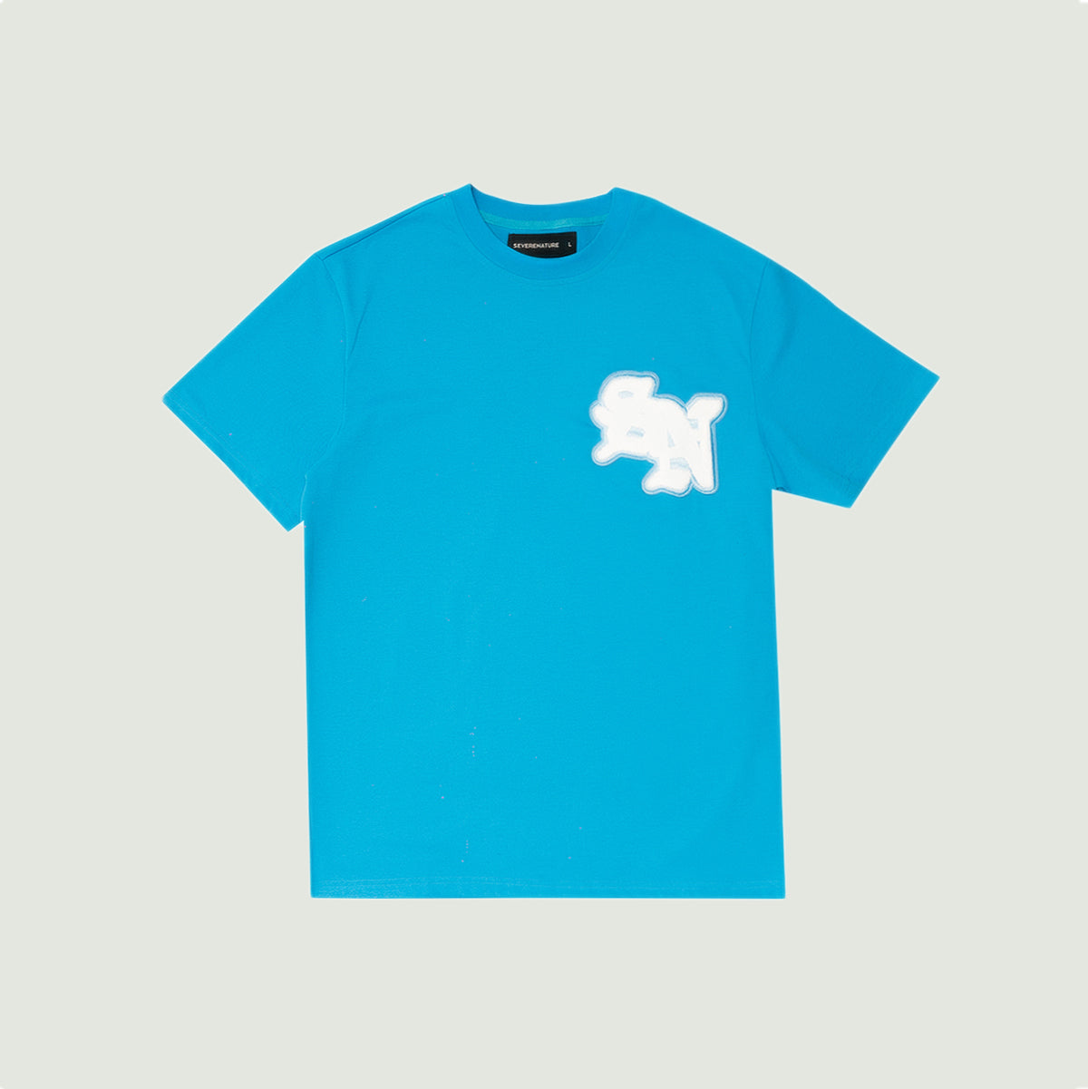 BLUE SN LOGO TEE