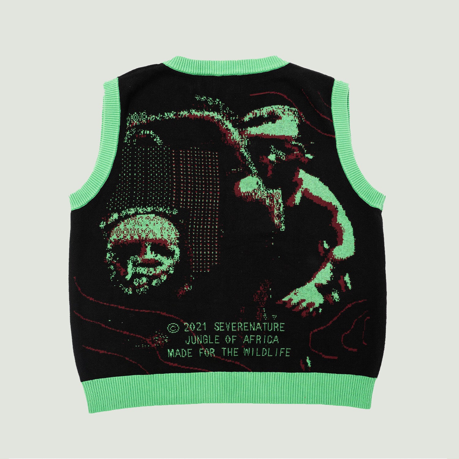 THE FOUNDATION TWO TONE KNITTED VEST