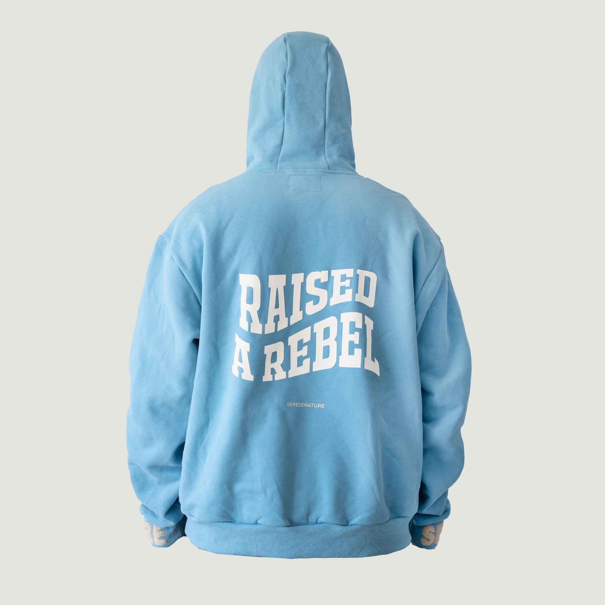 Raised A Rebel Essential Hoodie (Blue)